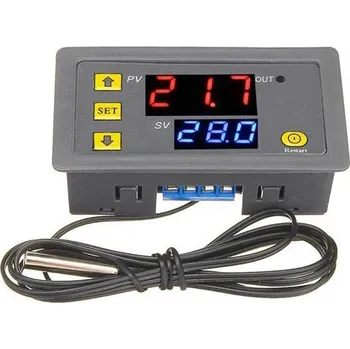 Síťový kabel Digitální termostat W3230, -50 až 120°C, 24VDC