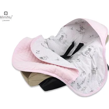 Zavinovačka Miminu Zavinovačka do autosedačky Velvet+bavlna Jelínek růžová