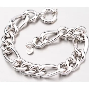 Náramek Náramek stříbro 925 Figaro 3+1 B1504202-1262-SLX délka 20 cm