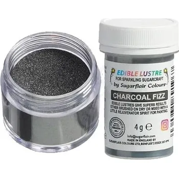 Čokoláda Sugarflair Edible Lustre Charcoal Fizz, 4g