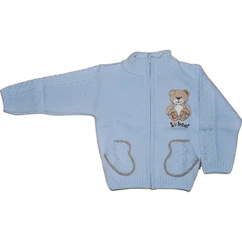 Dámský svetr Eko Chlapecký pletený svetr modrý NM-395 vel.104