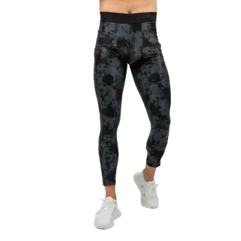 Nebbia Kompresní Camuflage Legíny FUNCTION 333 černé - XL