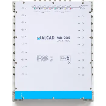 Multiswitch Alcad MB-205 hvězdicový multipřepínač 9x20