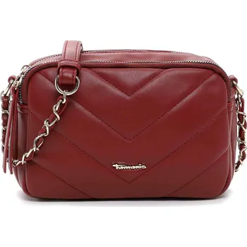 Kabelka Dámská crossbody kabelka Tamaris Claude - tmavě červená