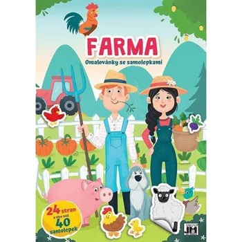 omalovánky Omalovánky A4 se samolepkami - Farma - 2677-6