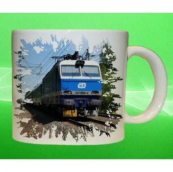 hrnek s lokomotivou 151 006-4 550ml