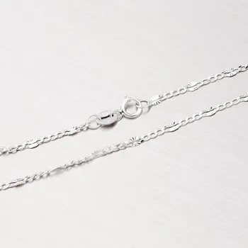 Řetízek Dámský řetízek bílé zlato 585 45-1261 délka 40 cm