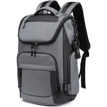 Městský batoh Ozuko Outdoor cestovní školní batoh Hiking Šedý 23L Ozuko 97k-cube
