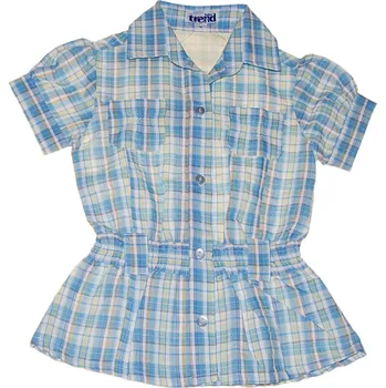 Dámská tunika Tulec Trend Krepová tunika na knoflíky páskem - VÝPRODEJ