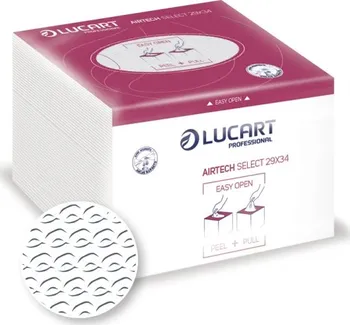 Utěrka Lucart Professional AirTech papírové utěrky 38 x 58 cm bílé 8x 60 ks