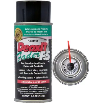 Hi-Fi systém DeoxIT® F5 CAIG Faderlube (F5S-H6). Profi čistič potenciometrů, pohyblivých kontaktů a faderů
