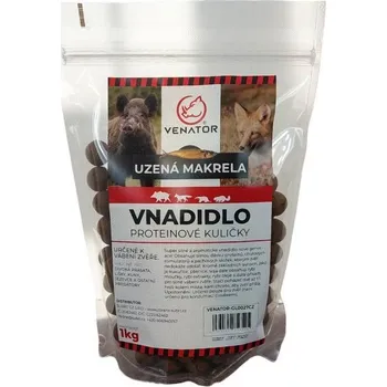 Návnadová pasta Vnadidlo Venator proteinové kuličky uzená makrela 1kg