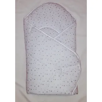 Zavinovačka Miminu Zavinovačka s výztuží Šedé hvězdičky na bílé bavlně