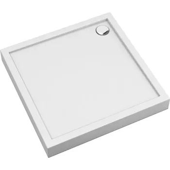 Sprchová vanička Omnires Camden čtvercová sprchová vanička 90x90 cm bílá CAMDEN90/KBP