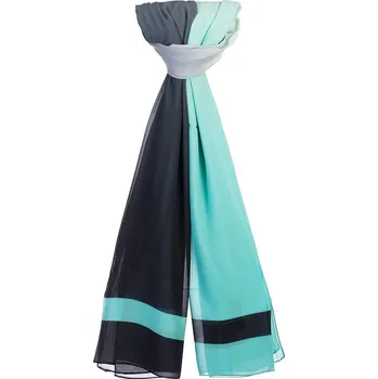 Šátek Dámský šátek 90 x 175 cm Two-tone 23-06 tyrkysový