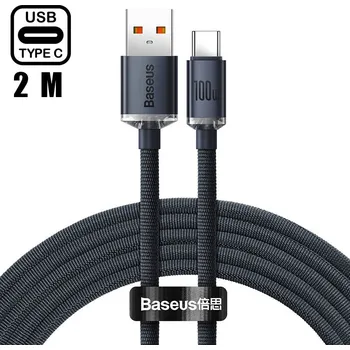 Datový kabel Kabel BASEUS USB-C / 2M / 5A / 100W CAJY000501