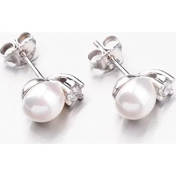 Šperk Dámské náušnice stříbro 925 perly ORCZ6009