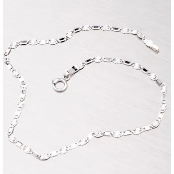 Náramek Dámský náramek bílé zlato 585 gravírováním 44-1390 délka 17 cm