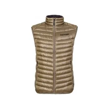 Pánská vesta Hannah ADARE khaki stripe M; Hnědá vesta + DÁREK DLE VÝBĚRU!