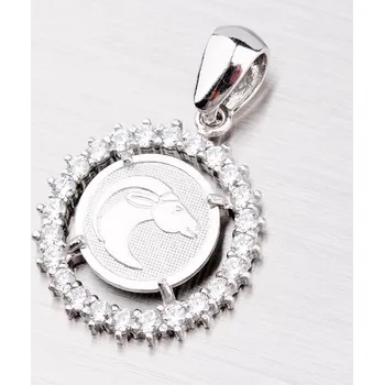 Přívěsek Dámský přívěsek stříbro 925 zirkon - Kozoroh MPNZ5057ZSM-12