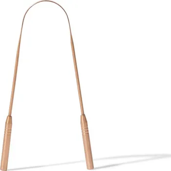 Kuchyňská škrabka Škrabka na jazyk - měděná 100% čistá měď