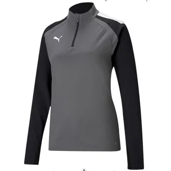 Triko s dlouhým rukávem Puma TEAMLIGA 1/4 ZIP TOP W 657253-13 Velikost L