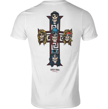 Pánské tričko Tričko metal pánské Guns N' Roses - Cross - PRIMITIVE - pipfa2305-wht