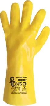 Pracovní rukavice CXS Tekplast žluté 10