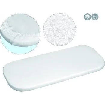 Prostěradlo Baby Matex Prostěradlo bavlna 75 x 35 cm do kočárku bílé