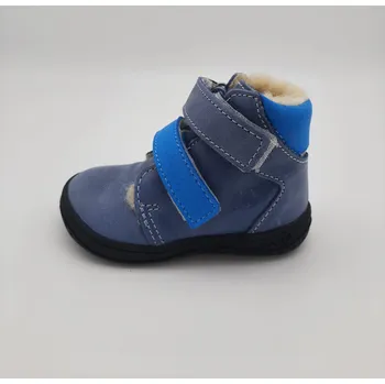 Dámská zdravotní obuv Jonap Barefoot zimní B4MV modrá vlna - hladká kůže Velikost EU: 21, vnitřní délka: 135, vnitřní šířka: 61