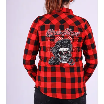 Dámská košile Dámská Košile BLACK HEART ANGELINA Barva: Černá, Velikost: M