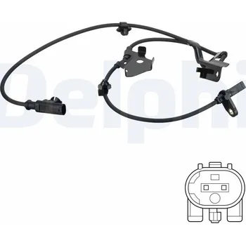 Přislušenství brzdového systému Snímač, počet otáček kol DELPHI SS20752