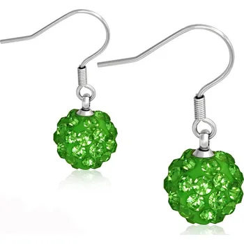 Náušnice Dámské náušnice ocel s krystaly GEEZ027