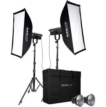 Studiové světlo Sada dvou LED COB světel Nanlite FS-150 se softboxy - doprava zdarma