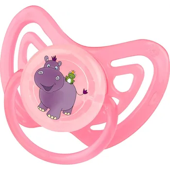 dudlíky Keeeper Ortodontický dudlík silikon růžová 6+