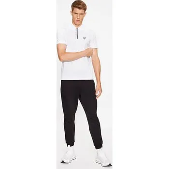 EA7 Emporio Armani Polokošile 8NPF13 PJRGZ 1100 Bílá Regular Fit XXL