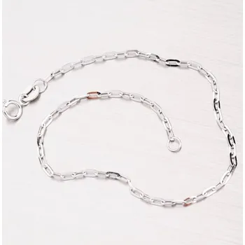 Oblečení a móda Dámský náramek bílé zlato 585 Anker 44-1571 délka 18 cm
