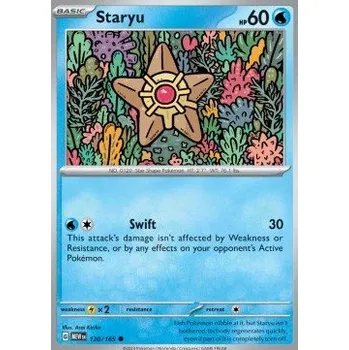 Volný čas Pokémon MEW 120/165 Staryu - 151 Stav: Near Mint, Verze: NORMAL