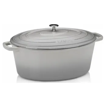 pekáč Pekáč litinový s poklicí CALIDO 36x29cm šedá KL-12609