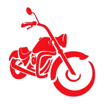 Samolepící dekorace SAMOLEPKA Harley 002 pravá motorka (10 - červená) NA AUTO, NÁLEPKA, FÓLIE, POLEP, TUNING, VLASTNÍ TEXT, TISK, AUTOSAMOLEPKY.cz, POLEPY, OBRÁZEK, LOGO, SAMOLEPKY