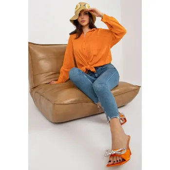 Dámská halenka Volná košile s kapsou a dlouhým rukávem Och Bella, m i240_179981_2:M