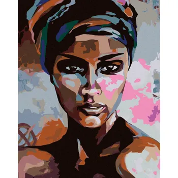 Hračka Diamondi Diamantové malování - PORTRÉT PŘÍMÝ POHLED Rozměr: 40x50 cm, Rámování: bez rámu a bez vypnutí plátna