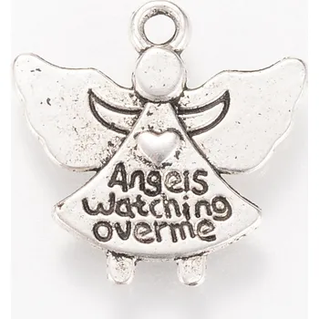 Korálek Kov andílek 6 (19x2mm)