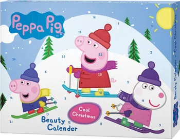 Kosmetická sada Prasátko Peppa Beauty Calender Cool Christmas adventní kalendář