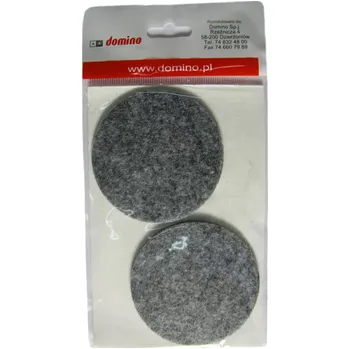 Podložka pod nábytek DOMINO Filcová podložka U Filc fi70 - 2ks šedá