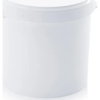 Kbelíky kulatý 27 litru - Dopravní bílá - materiál: PP - ER 27-375+D