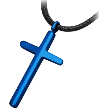 Náhrdelník Náhrdelník ocel křížem MNCP15-920-E délka 50 cm