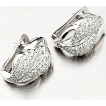 Náušnice Dámské náušnice stříbro 925 zirkon PKL-2075