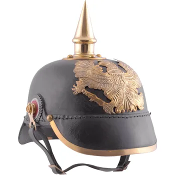 Karnevalový kostým Deepeka Pickelhaube pruské pěchoty 1889 kožená