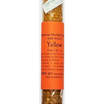 Svíčka Svíce se solí (žlutá) /2.